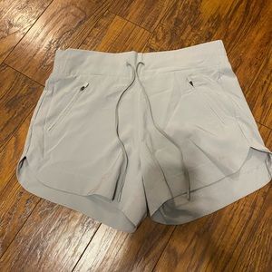 Grey workout shorts